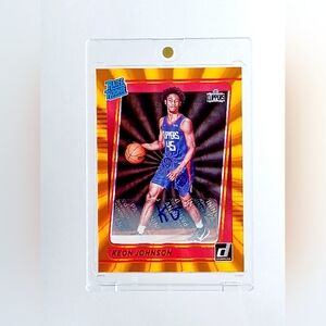 Keon Johnson Rated Rookie Basketball Card